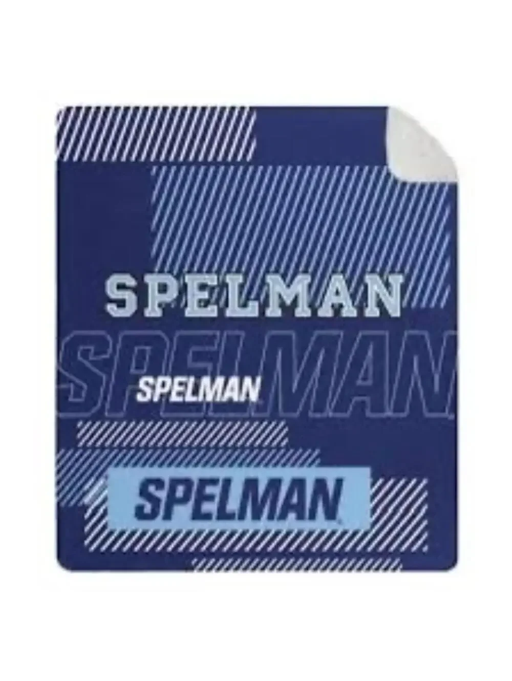(RA) Spelman Cloud Sherpa Throw Blanket 60x70 100% Polyester Collegiate Cozy NWT